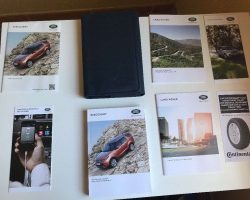 2018 Land Rover Discovery Owner's Operator Manual User Guide Set