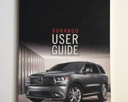 2018 Dodge Durango Owner's Operator Manual User Guide Guide