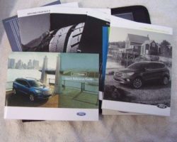2018 Ford Escape Owner's Operator Manual User Guide Set