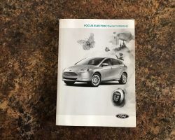 2015 Ford Focus Electric Owner's Manual