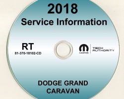 2018 Dodge Grand Caravan Shop Service Repair Manual CD