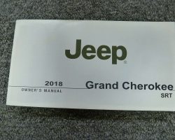 2018 Jeep Grand Cherokee SRT Owner's Operator Manual User Guide
