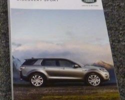 2018 Land Rover Discovery Sport Owner's Operator Manual User Guide