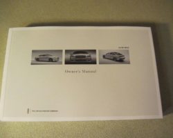 2018 Lincoln MKZ Owner's Operator Manual User Guide