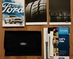 2018 Ford Mustang Owner's Operator Manual User Guide Set