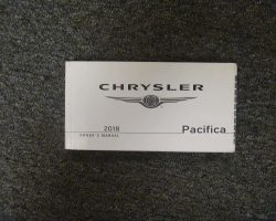 2018 Chrysler Pacifica Owner's Operator Manual User Guide