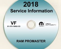 2018 Dodge Ram Promaster Shop Service Repair Manual CD