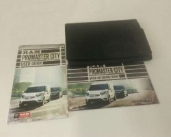 2018 Dodge Ram Promaster City Owner's Operator Manual User Guide Guide Set