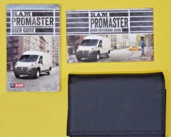 2018 Dodge Ram Promaster Owner's Operator Manual User Guide Guide Set