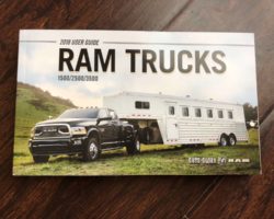 2018 Dodge Ram Truck 1500 2500 3500 Owner's Operator Manual User Guide Guide