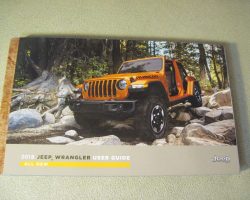 2018 Jeep Wrangler JL Owner's Operator Manual User Guide