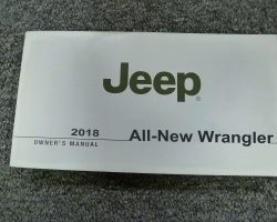 2018 Jeep Wrangler JL Owner's Operator Manual