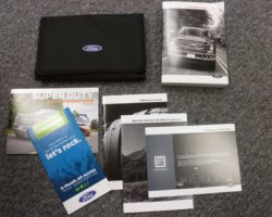 2019 Ford F-250 Truck Owner's Manual Set