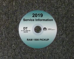 2019 Dodge Ram Truck 1500 DT New Style Shop Service Repair Manual CD