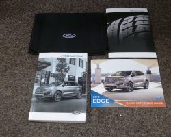 2019 Ford Edge Owner's Operator Manual User Guide Set