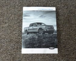 2019 Ford F-150 Truck Owner's Operator Manual User Guide