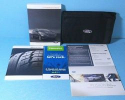 2019 Ford Fusion Owner's Manual Set