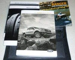 2019 Ford Ranger Owner's Manual Set