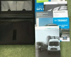2019 Ford Transit Owner's Manual Set