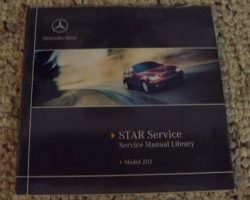 2002 Mercedes Benz C230, C240, C320 & C32 AMG C-Class 203 Chassis Shop Service Repair, Electrical Wiring & Owner's Operator Manual User Guide CD