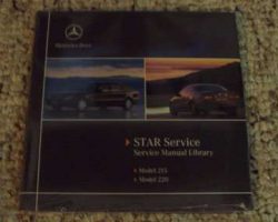 2001 Mercedes Benz CL-Class CL500, CL600 & CL55 AMG 215 Chassis Shop Service Repair, Electrical Wiring & Owner's Operator Manual User Guide CD