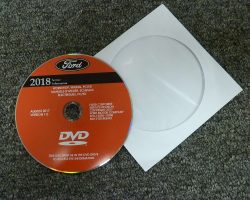 2018 Ford Focus Electric Service Manual DVD