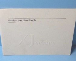 2003 Jaguar V8 XJ Series Navigation System Owner's Operator Manual User Guide