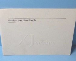 2002 Jaguar V8 XJ Series Navigation System Owner's Operator Manual User Guide