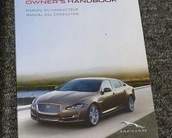 2016 Jaguar XJ Series Owner's Operator Manual User Guide