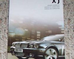 2008 Jaguar XJ Series Owner's Operator Manual User Guide