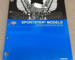 2018 Harley Davidson Sportster Models Parts Catalog
