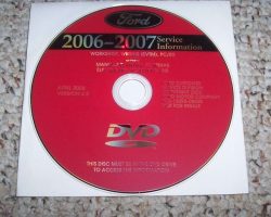 2007 Ford F-53 Motorhome RV Chassis Service Manual DVD