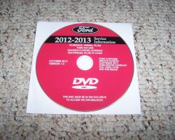 2013 Ford F-53 Motorhome RV Chassis Service Manual DVD