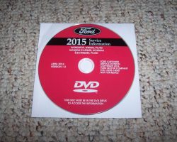 2015 Ford F-53 Motorhome RV Chassis Service Manual DVD