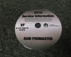2016 Dodge Ram Promaster Shop Service Repair Manual CD