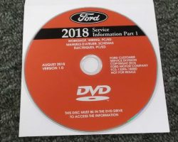 2018 Ford F-53 Motorhome RV Chassis Service Manual DVD
