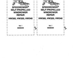 Service Manual for New Holland Windrower model HW320
