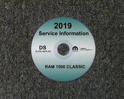2019 Dodge Ram Truck 1500 Classic Shop Service Repair Manual CD
