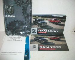 2019 Dodge Ram Truck 1500 Owner Operator User Guide Manual Set