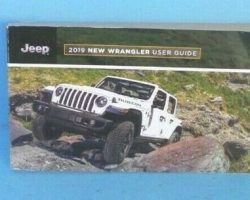 2019 Jeep Wrangler Owner's Operator Manual User Guide