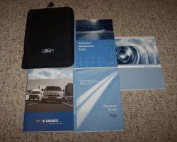 2010 Ford E-Series E-150, E-250, E-350 & E-450 Owners Manual Set