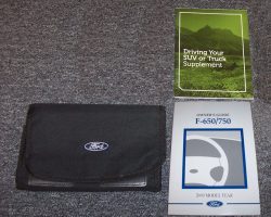 2010 Ford F-750 Truck Owners Manual Set