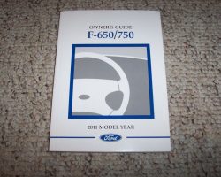 2011 Ford F-750 Truck Owners Manual