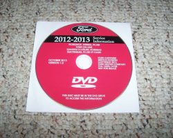 2012 Ford F-Super Duty Trucks F-650 F-750 Service Manual DVD