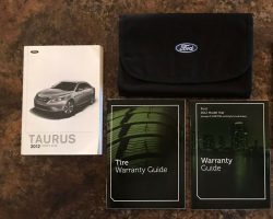 2012 Ford Taurus Owner's Manual Set