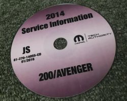 2014 Dodge Avenger Shop Service Repair Manual CD