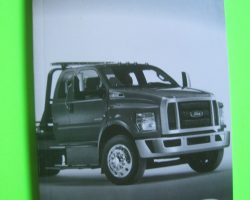 2017 Ford F-650 F-750 Truck Owners Manual