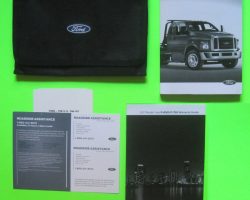 2017 Ford F-Super Duty F-650 F-750 Truck Owner's Manual Set