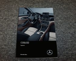2018 Mercedes Benz SL-Class SL450, SL550,
  SL63 AMG & SL65 AMG Comand Navigation System Owner's Manual
