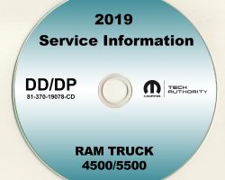 2019 Dodge Ram Truck 4500 & 5500 Service Manual on CD
